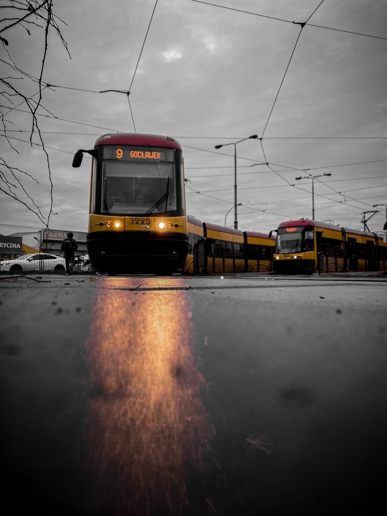 Tram Line number 9, in Warsaw